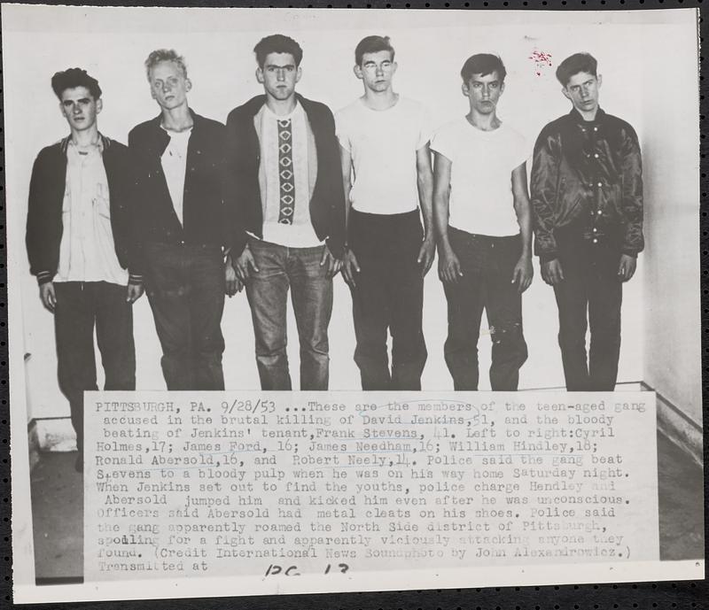 Teen-aged gang