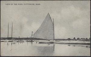 View of the pond, Cuttyhunk, Mass.