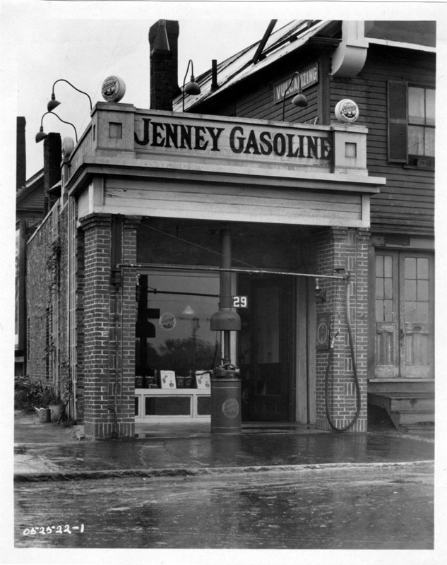 Jenney Gasoline Station. circa, 1930.