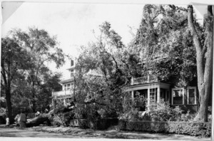 Hurricane damage in 1954.