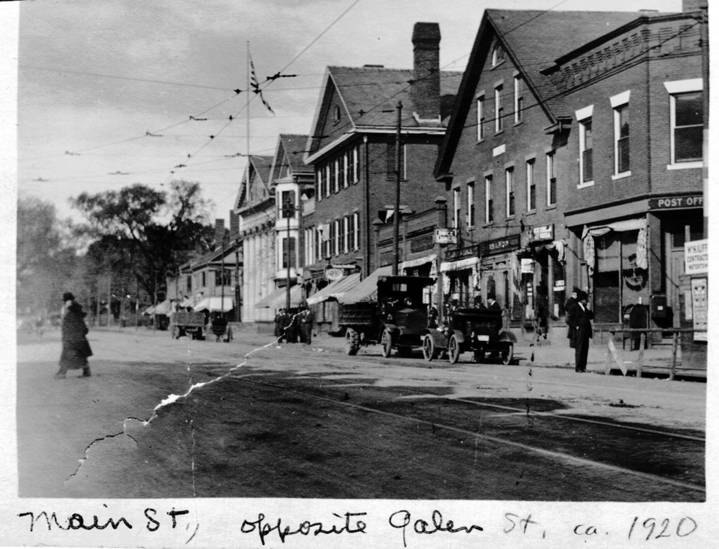 View of Main Street, opposite Galen Street.