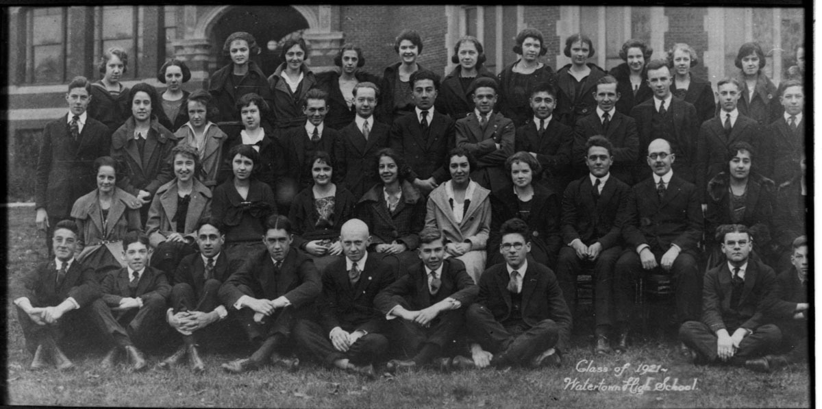 Watertown High School class of 1921.