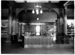 Interior Main Watertown Free Public Library.