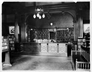 Interior Main Watertown Free Public Library.