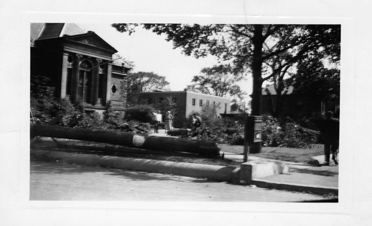 Hurricane of 1938 damage.