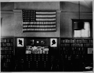 Interior of East Branch Library, circa 1950's.