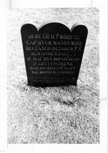 Grave of Captain Hugh Mason.