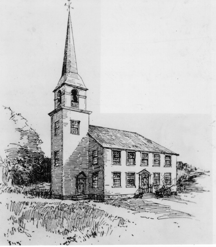 Sketch of 1754 Meeting House.