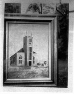 Sketch of the First Parish Church Meeting House.