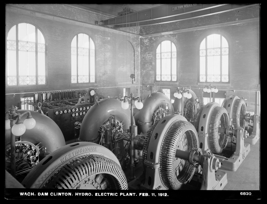 Wachusett Dam, Hydroelectric Power Plant, Clinton, Mass., Feb. 11, 1912