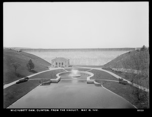 Wachusett Dam, from the viaduct, Fountain, Clinton, Mass., May 18, 1912