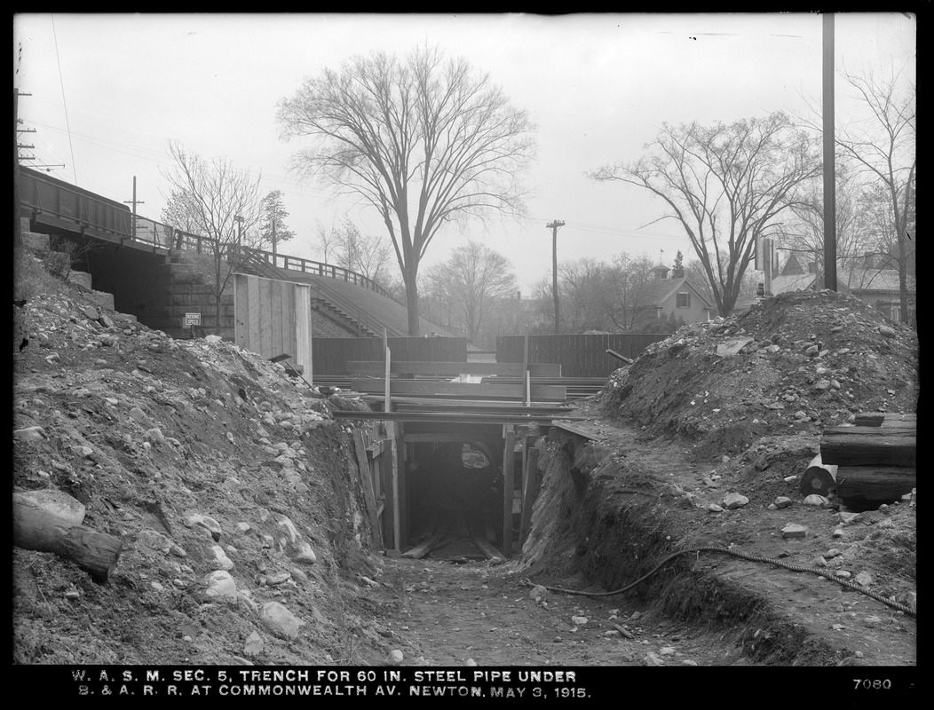 Distribution Department, Weston Aqueduct Supply Mains, Section 5