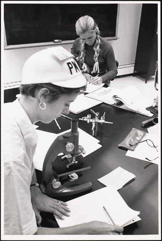 Marjorie Ackerman in braids, '70