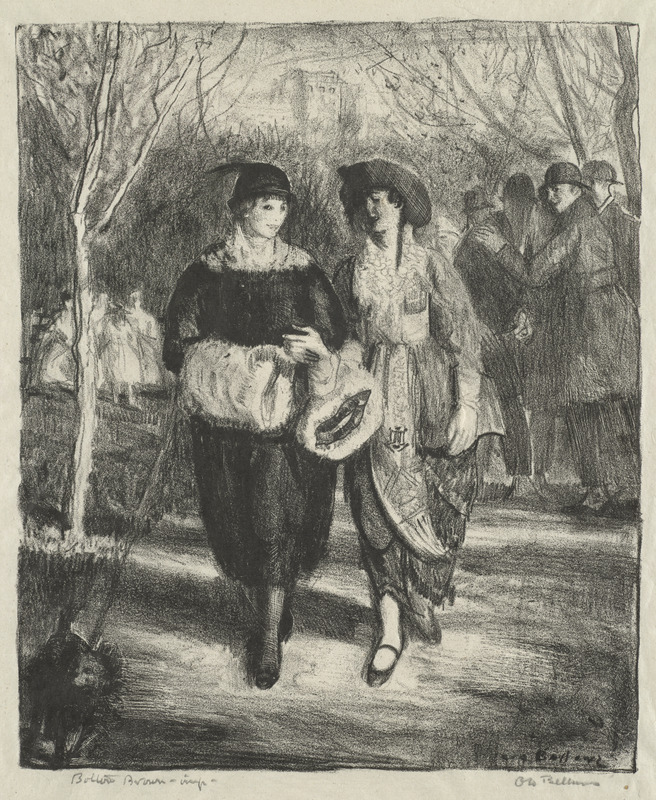 Spring, Central Park. (Line forms on the right. Parade forms on the right)