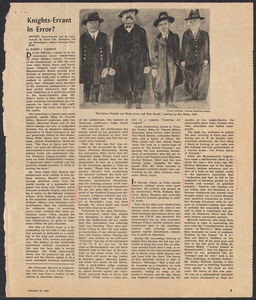 Herbert Brutus Ehrmann Papers, 1906-1970. Sacco-Vanzetti. David Felix: review and letters. Box 8, Folder 3, Harvard Law School Library, Historical & Special Collections