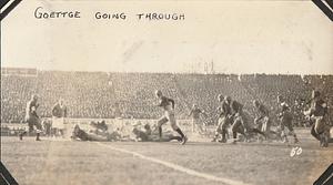 "Goettge going through" Army-Marine football game, Baltimore, MD, Dec. 2, 1922