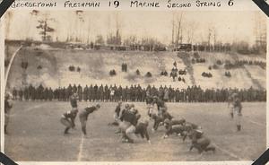 "Georgetown freshman 10 Marine second string 6" Lejeune Stadium, Marine base Quantico, VA