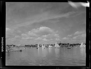 Marblehead, marine, boats on water