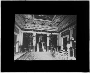 Greece. Corfu. Villa Achilleion entrance hall