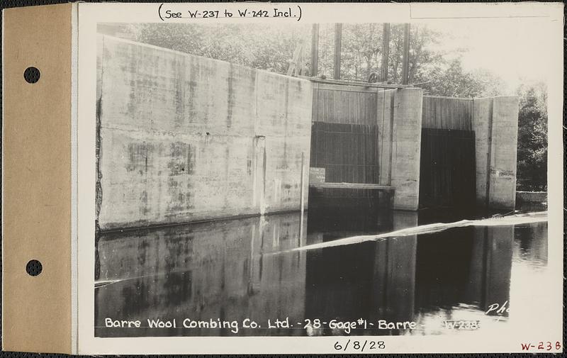 Barre Wool Combing Co. Ltd., 28, Gage #1, Barre, Mass., Jun. 8, 1928