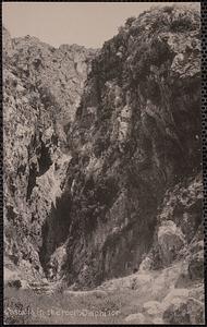 Castalia in the rock. Delphi