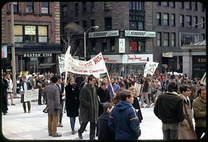 Anti-war demonstration, Boston Common