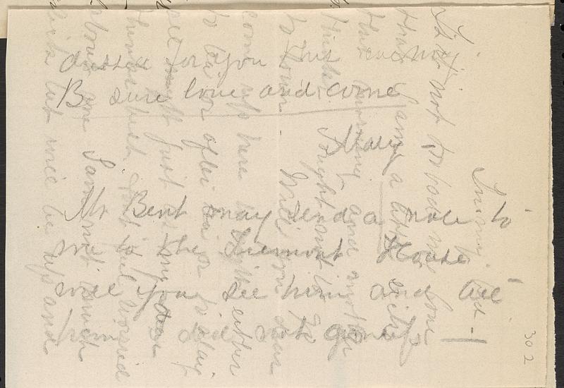 Letter from Mary W. Glover to John D. Long