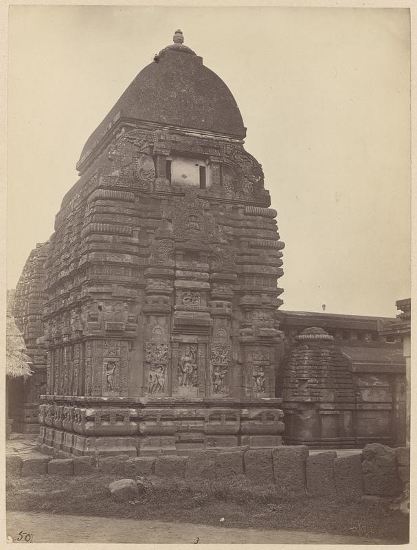 View of south façade of Vaital Deul Temple, Bhubaneswar, India