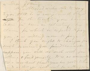 Letter from Zadoc Long to John D. Long