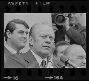 President Gerald Ford in Concord, New Hampshire