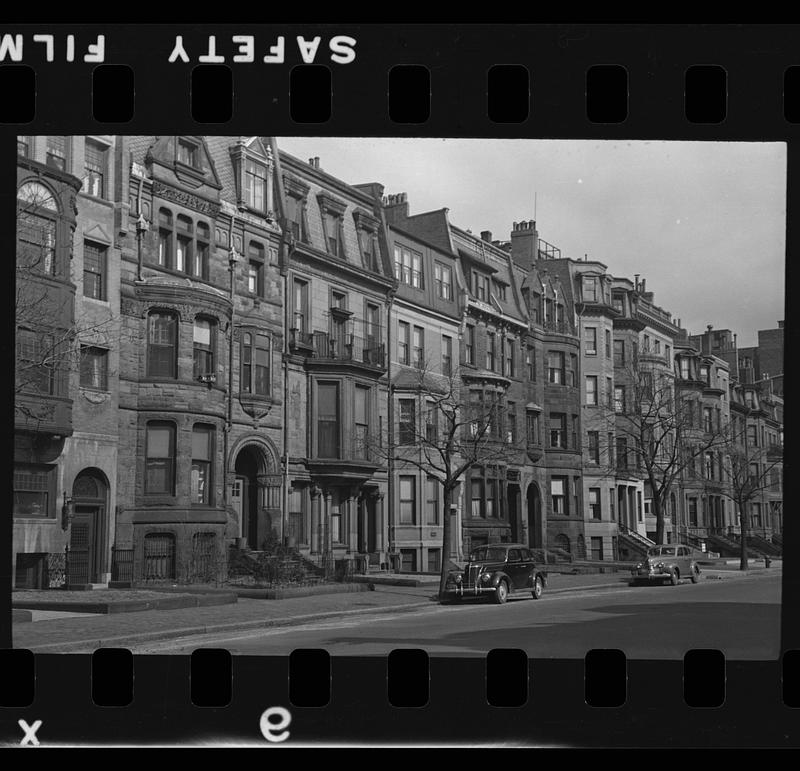 Beacon Street, Boston, Massachusetts, between Exeter Street and Fairfield Street