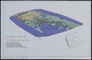 Selected land use in oblique perspective