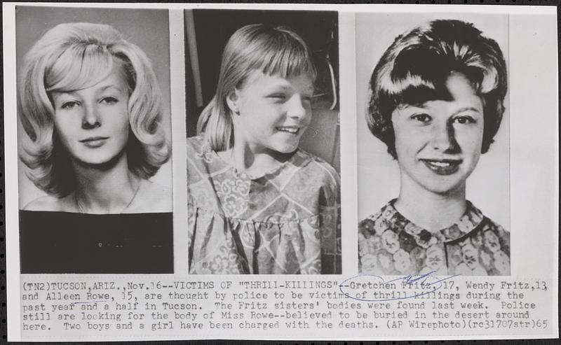 Victims of "thrill-killings"
