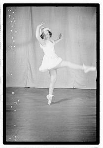 Girl ballet dancer in costume