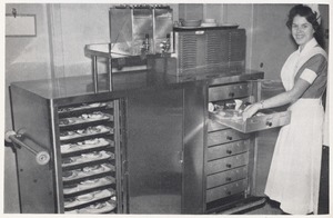Faulkner Hospital hot-and-cold food carts