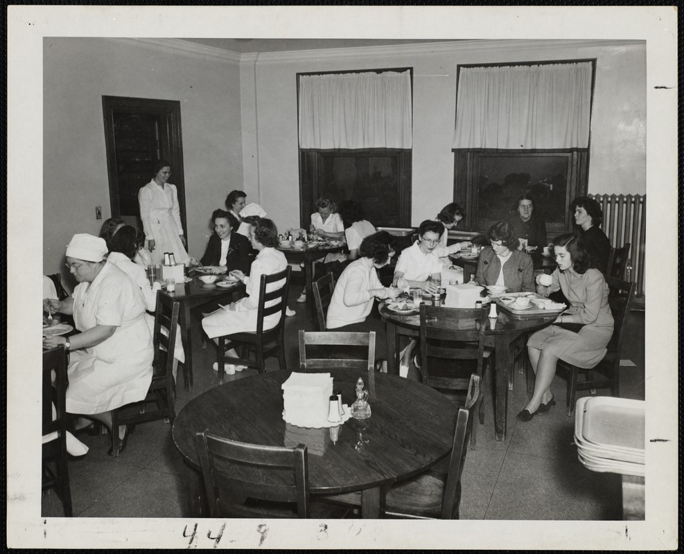 Faulkner Hospital dining area