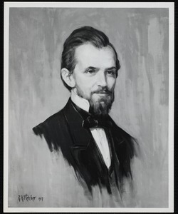 Oil painting of Dr. George Faulkner