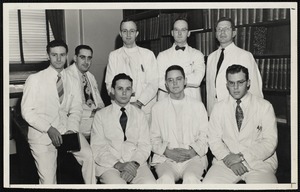 Eight members of the Faulkner Hospital resident staff