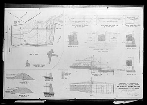 Engineering Plans, Marlborough Filter-beds, Settling Reservoir, Marlborough, Mass., Jun. 30, 1898