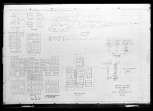 Engineering Plans, Distribution Department, Northern High Service Middlesex Fells Reservoir, Gatehouse, floor, Stoneham, Mass., Jun. 1898