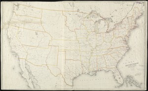 Map of the United States exhibiting the several collection districts