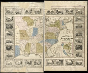 Alden's pictorial map of the United States of North America