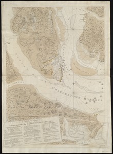 A sketch of the operations before Charlestown the capital of South Carolina