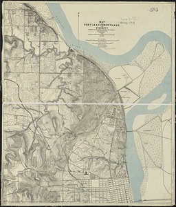 Map of Fort Leavenworth, Kas. and vicinity
