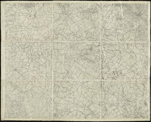 Topographical map, Gettysburg-Antietam
