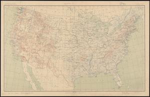 United States contour map