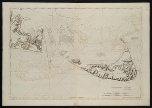 [Chart of Nantucket Island and the eastern half of Martha's Vineyard]