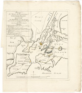 Attaque de l'armée des provinciaux dans Long Island du 27. Aoust 1776