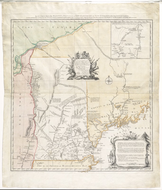 An accurate map of His Majesty's province of New-Hampshire in New England