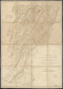 Map of the Shenandoah & Upper Potomac including portions of Virginia and Maryland